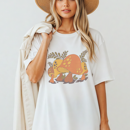 Retro Mushroom T Shirt or Sweatshirt