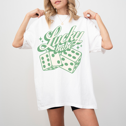 Lucky Babe Retro T Shirt