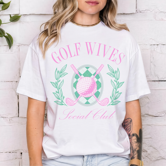 Golf Wives Retro T Shirt