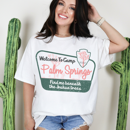 Palm Springs Retro T Shirt