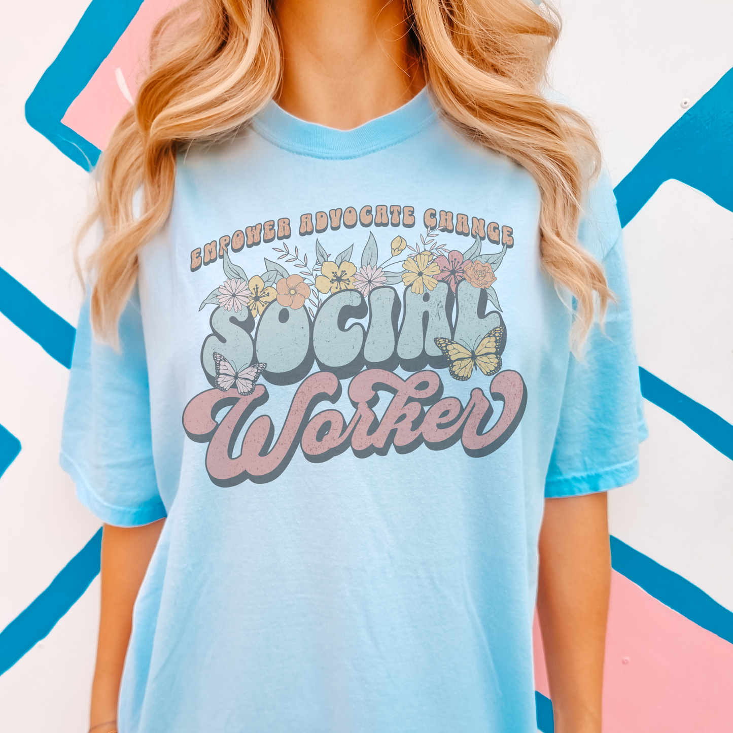 Social Worker Retro Sweatshirt or T Shirt