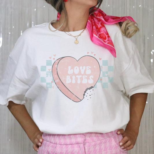 Love Bites Retro T Shirt