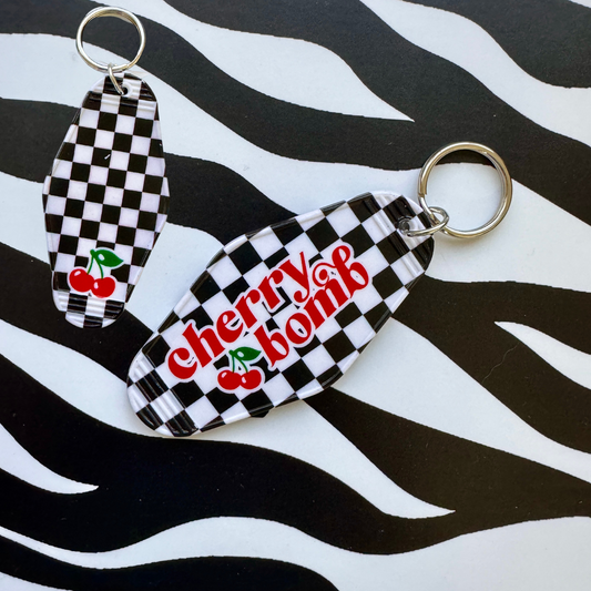 Cherry Bomb Motel Keychain