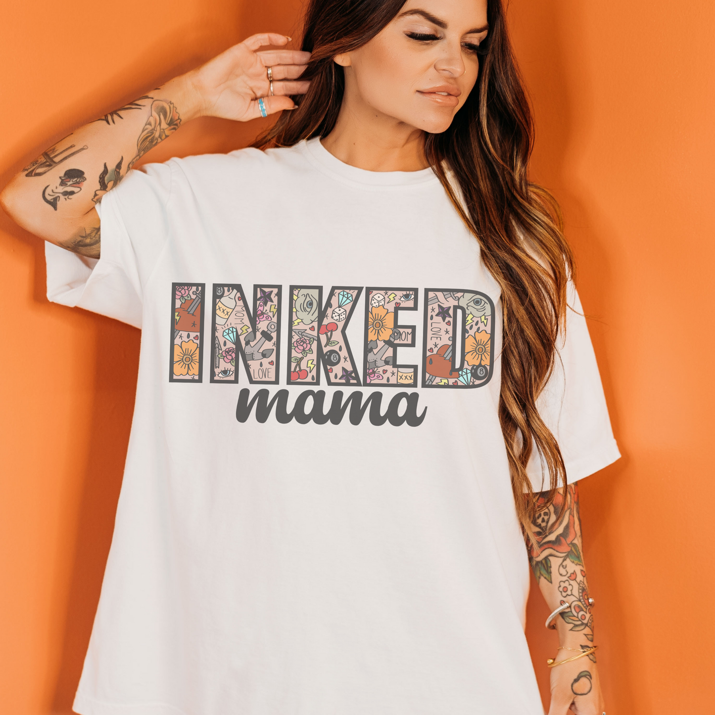 Inked Mama Retro T Shirt