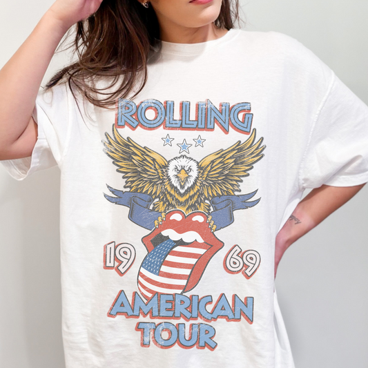 American Tour Retro T Shirt