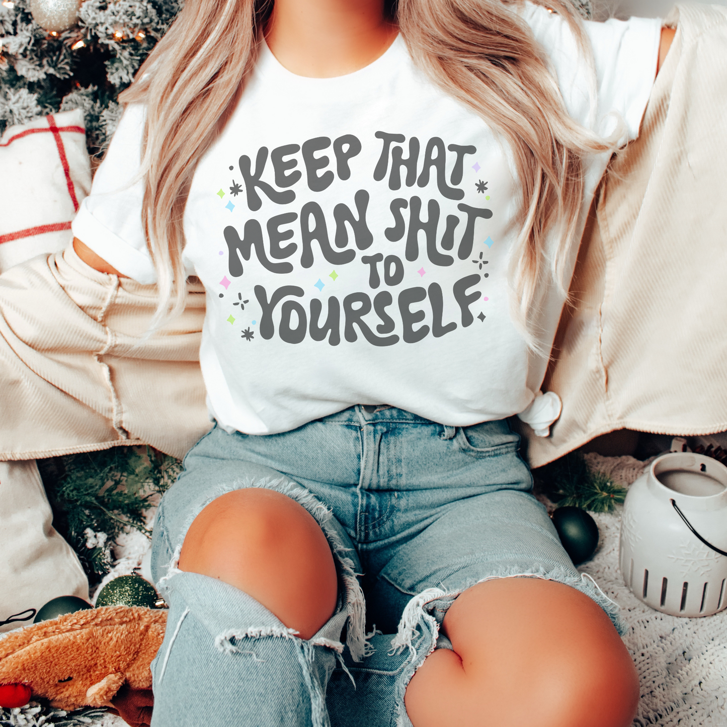 Keep That Mean Shit to Yourself Retro T Shirt