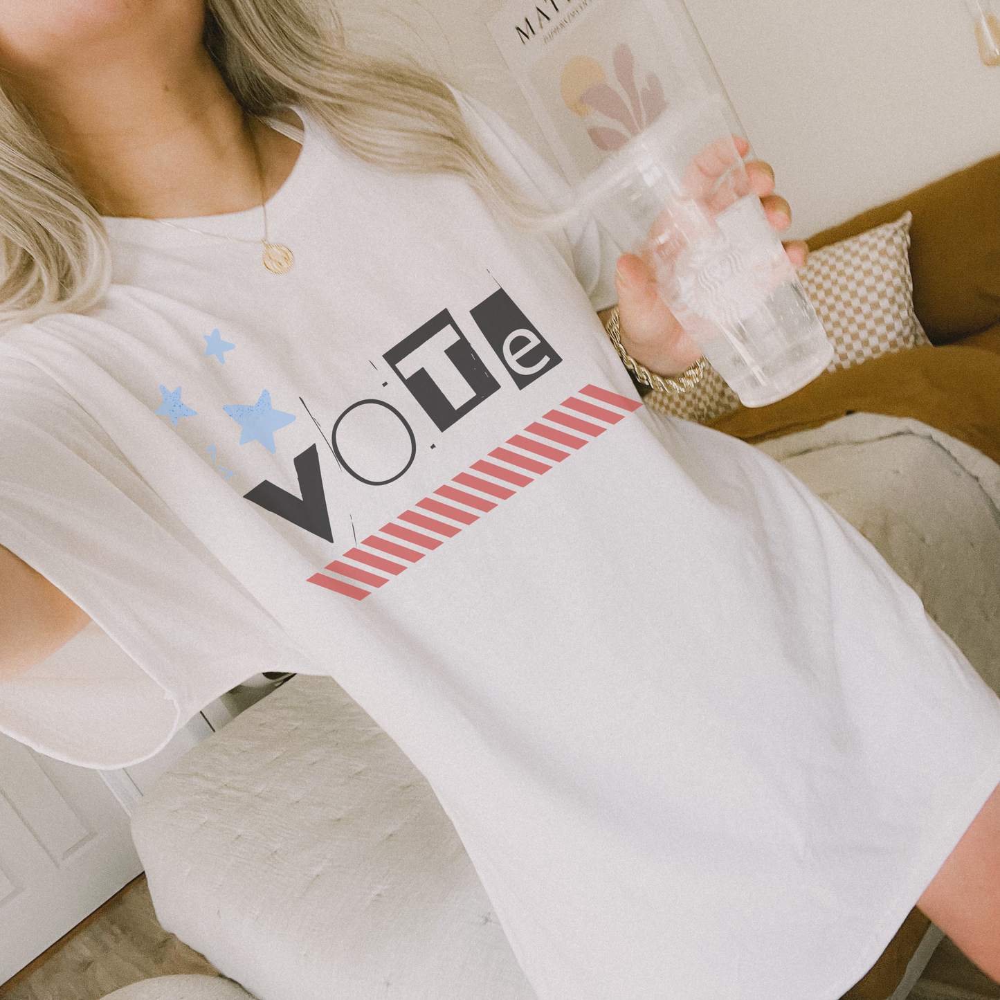 Vote Retro T Shirt