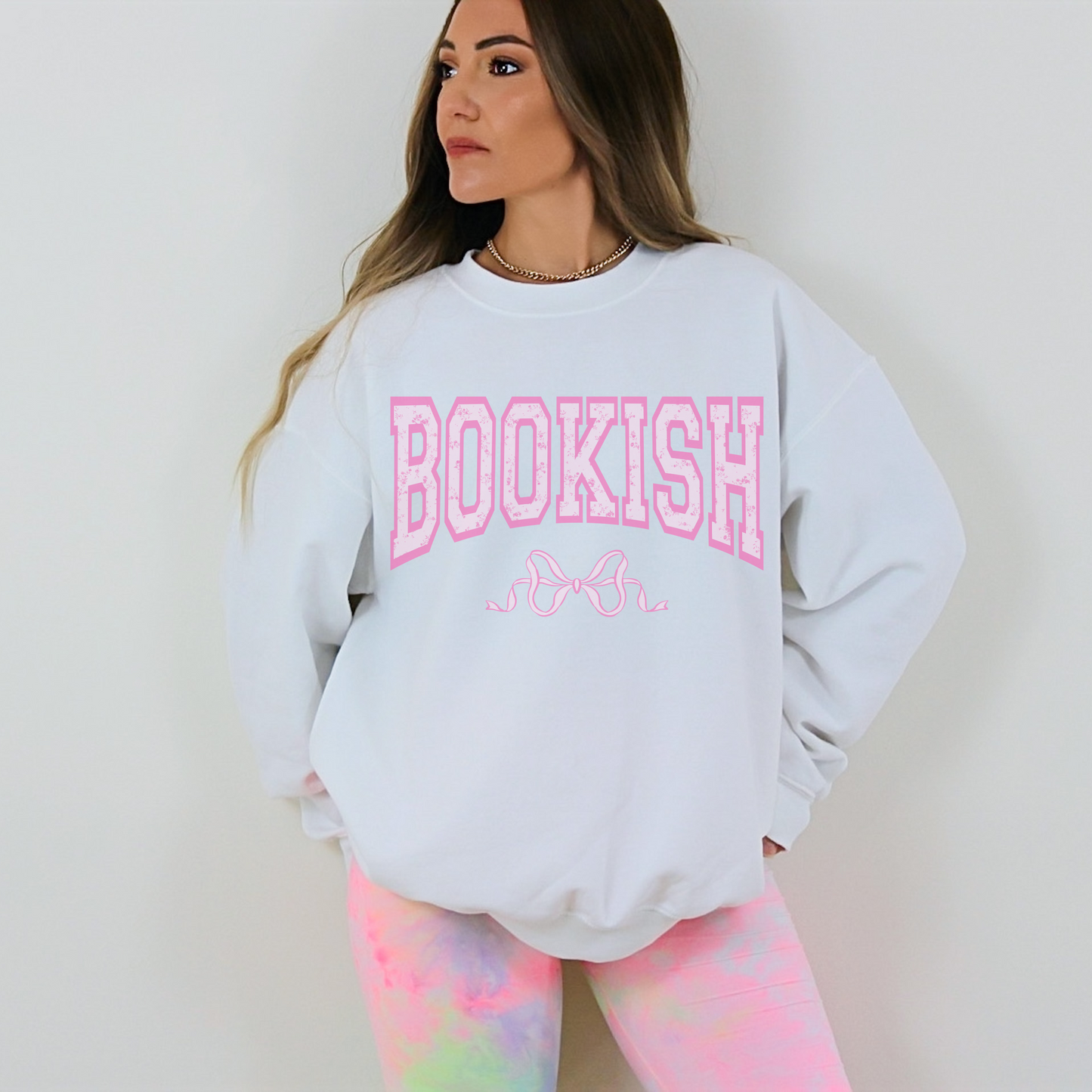 Bookish Retro Sweatshirt or T Shirt