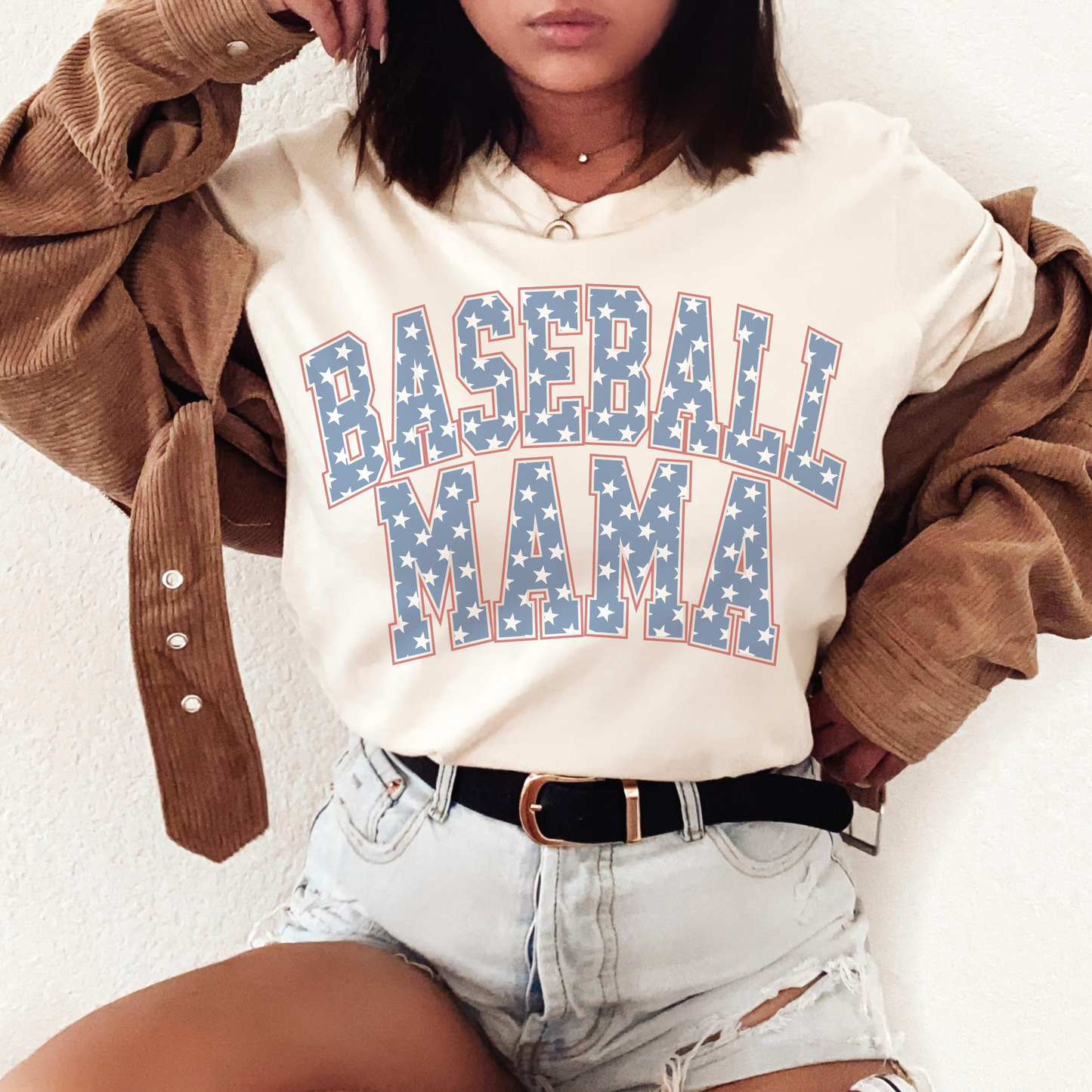 Baseball Mama Club Retro Sweatshirt or T Shirt