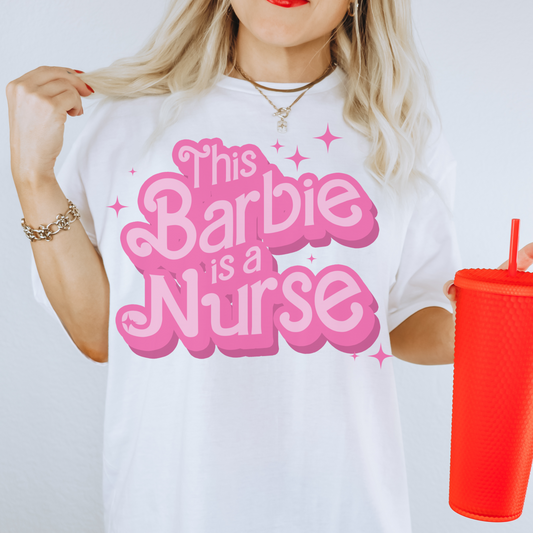 This Girl Is A Nurse Retro T Shirt