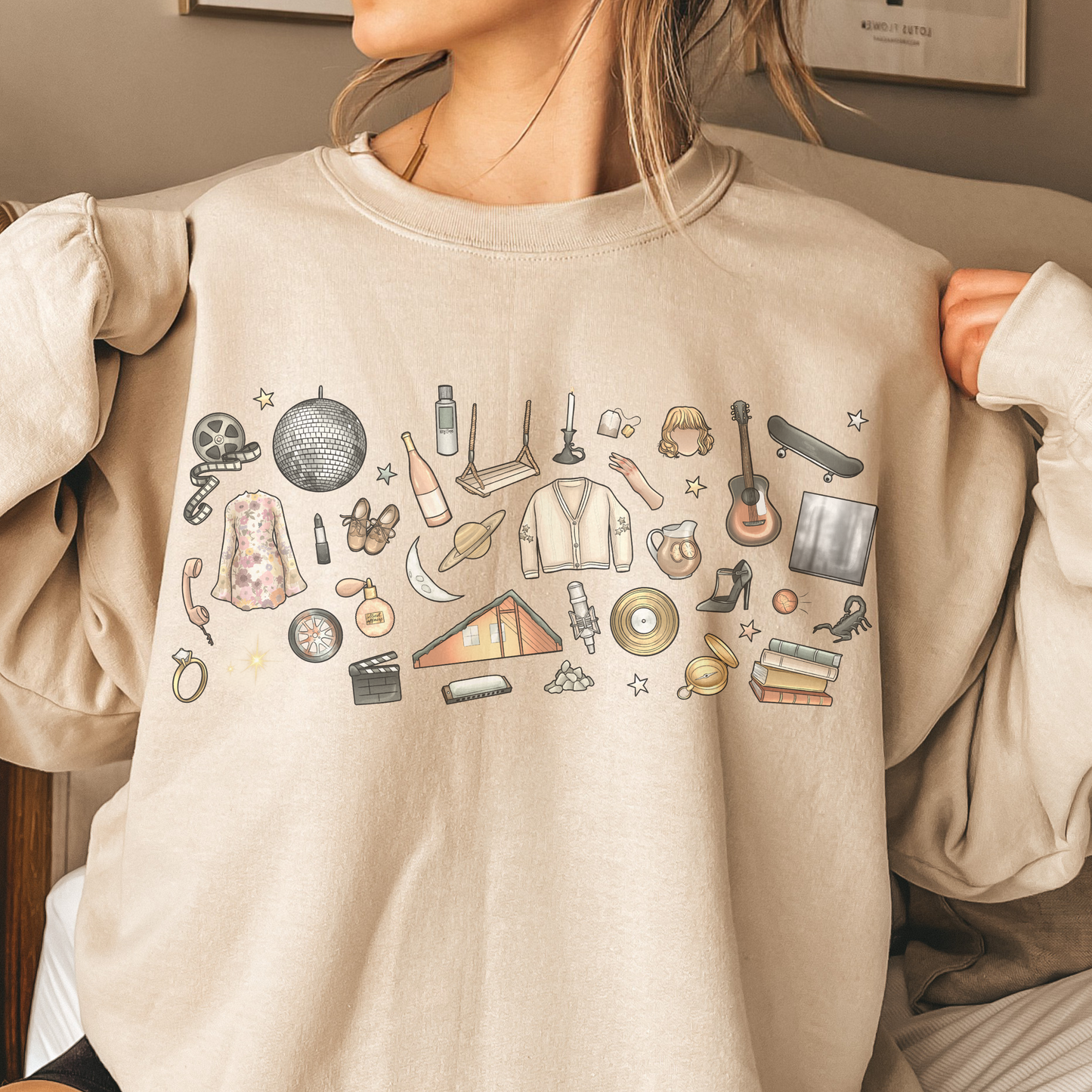 Folk Vibes Retro Sweatshirt