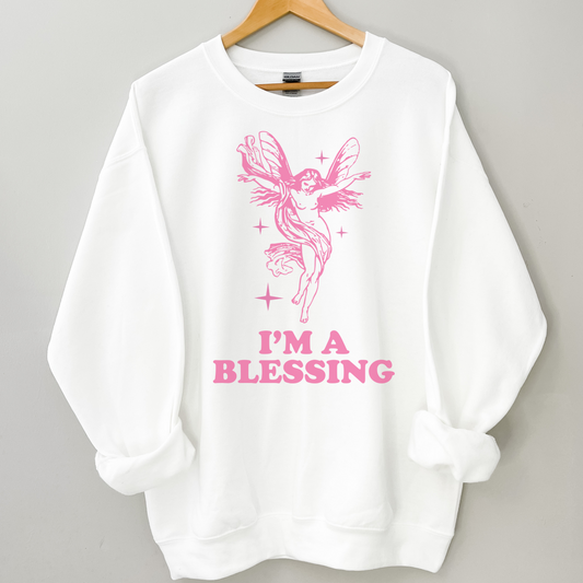 I'm A Blessing Retro Sweatshirt