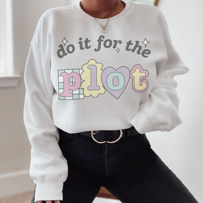 Do It For The Plot Retro Sweatshirt