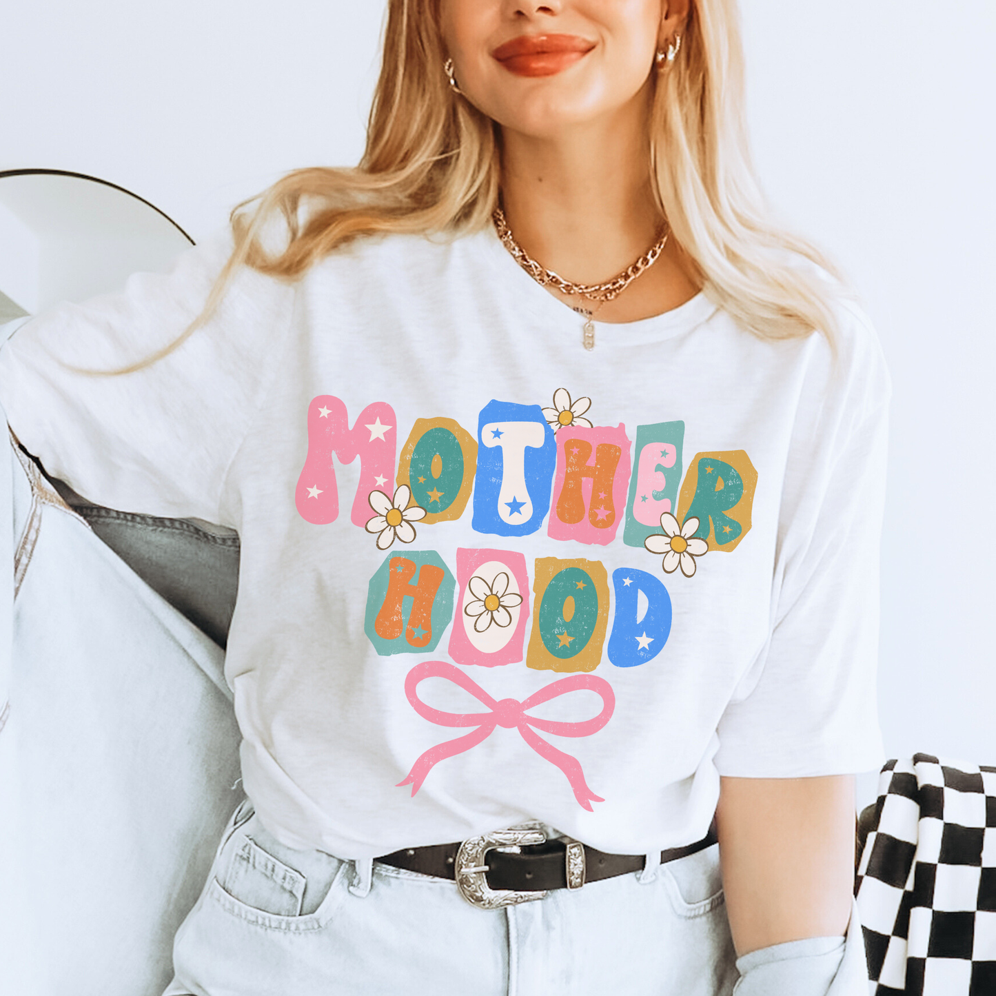 Motherhood Retro T Shirt or Sweatshirt