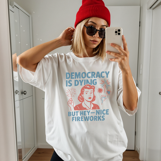 Nice Fireworks Retro T Shirt or Sweatshirt