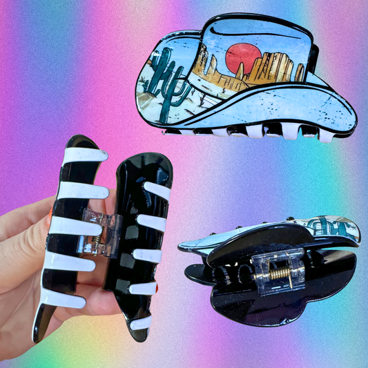 Cowboy Hat Hair Clip