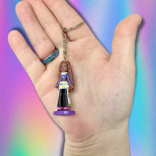 Nostalgic Doll Toy Keychain 2000s