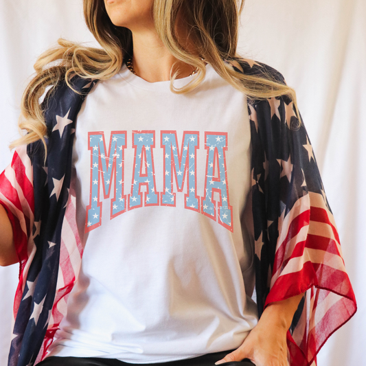 Mama Stars Retro T Shirt