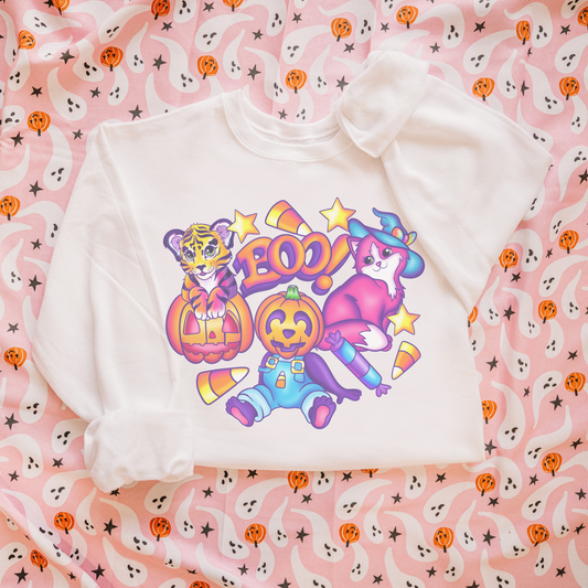 Nostalgic Halloween Retro Sweatshirt or T Shirt