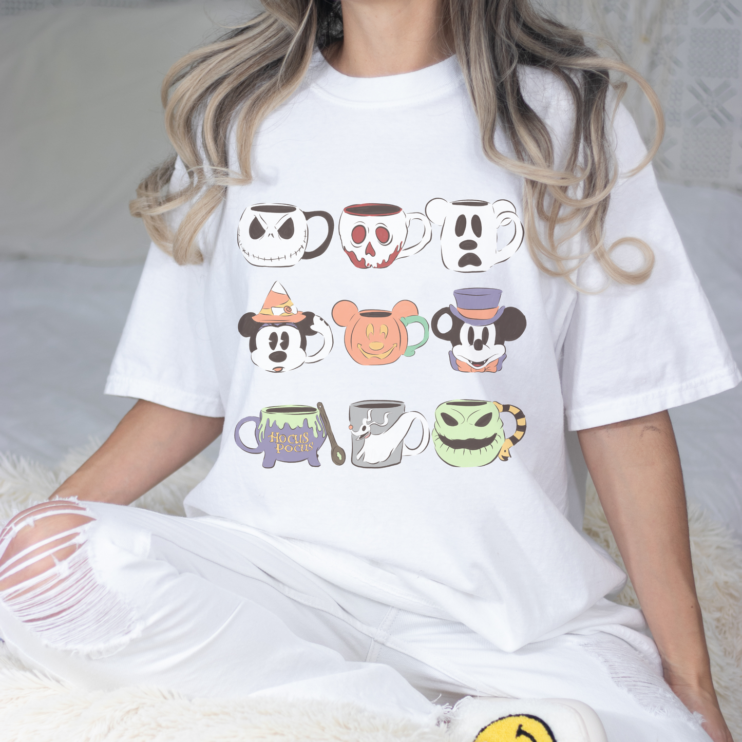Halloween Coffee Mugs Retro T Shirt