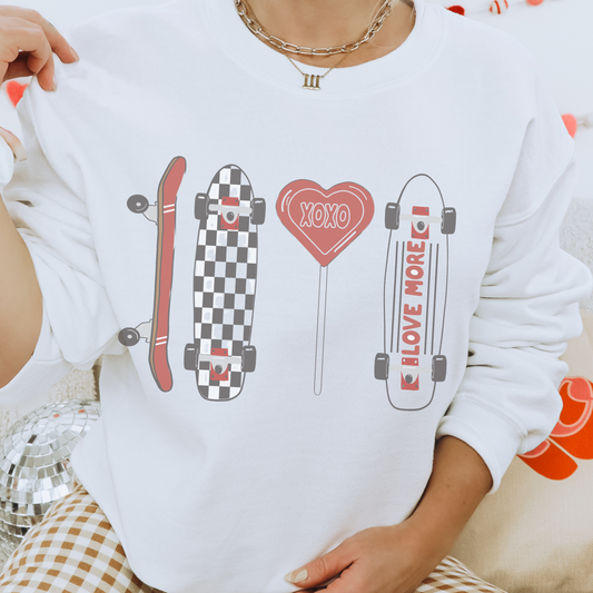 Skater XOXO Retro Sweatshirt