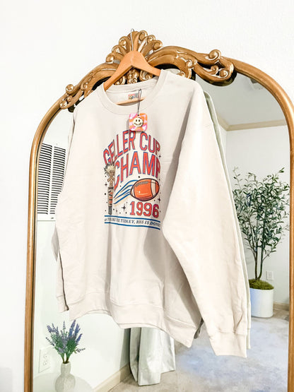 Thanksgiving Football Champ 1996 Retro Sweatshirt