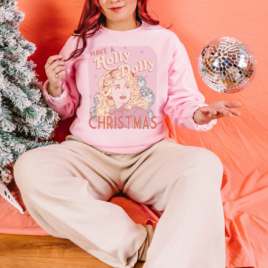 Have a Dolly Christmas Retro Sweatshirt