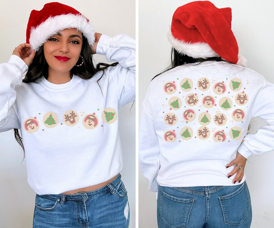 Nostalgia Christmas Cookies Retro Sweatshirt