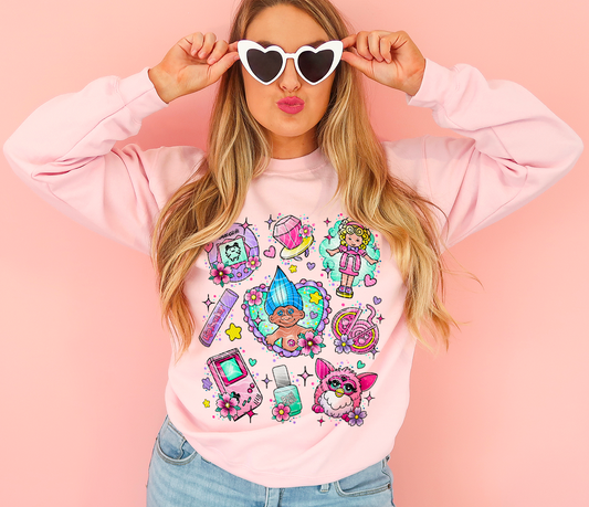 90s Tattoo Throwback Retro Sweatshirt or T Shirt