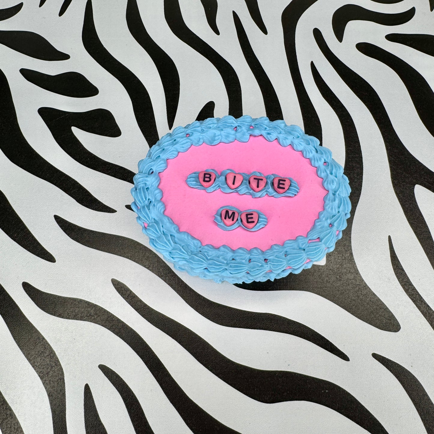 Bite Me Mini Fake Cake Heart Jewelry / Trinket Storage Box