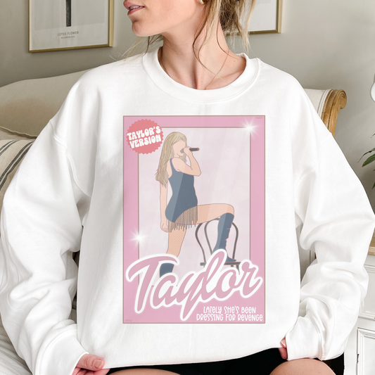 Pink Retro Sweatshirt