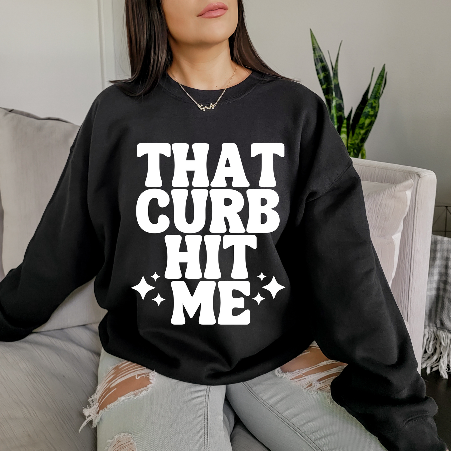 That Curb Hit ME Retro Sweatshirt