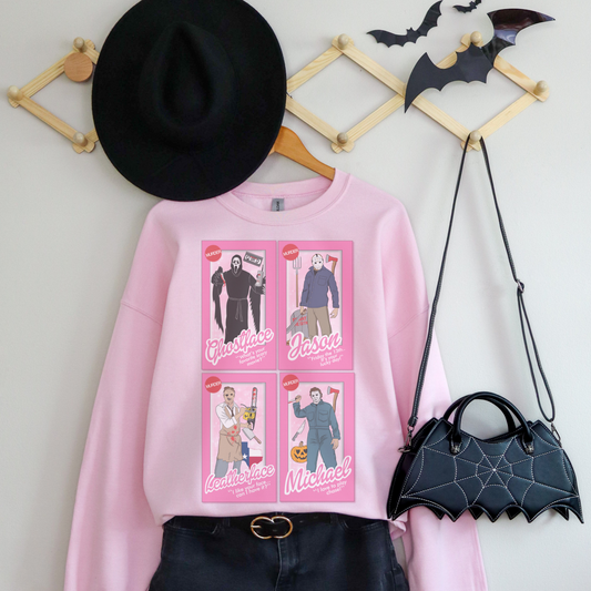 Doll Scary Friends Retro Sweatshirt or T Shirt