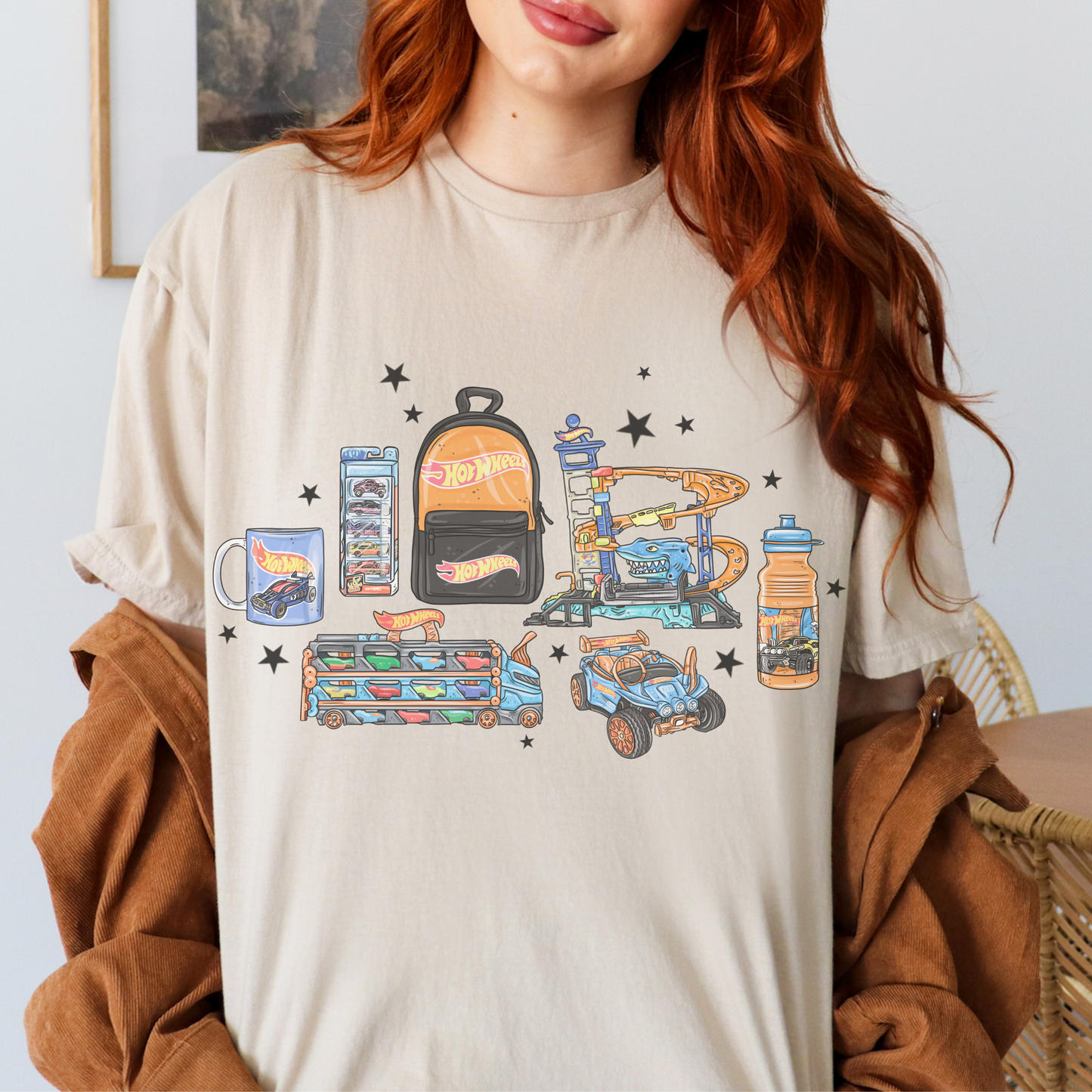 Boy Mom Cars Retro T Shirt