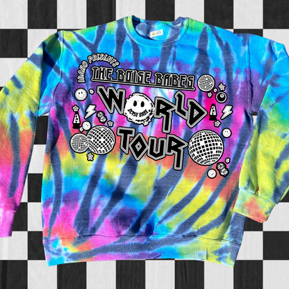 Boise Babe World Tour Tie Dye Sweatshirt