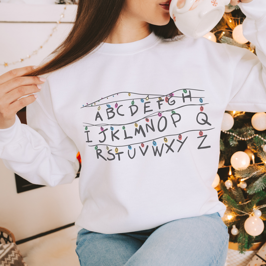 Christmas Lights Retro T Shirt or Sweatshirt