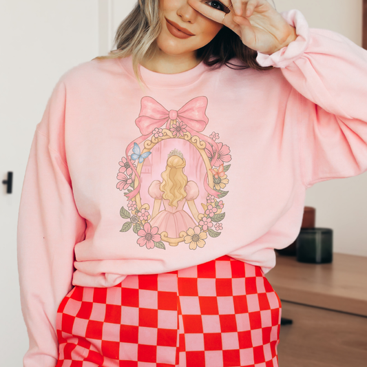 Team Pink Retro T Shirt or Sweatshirt