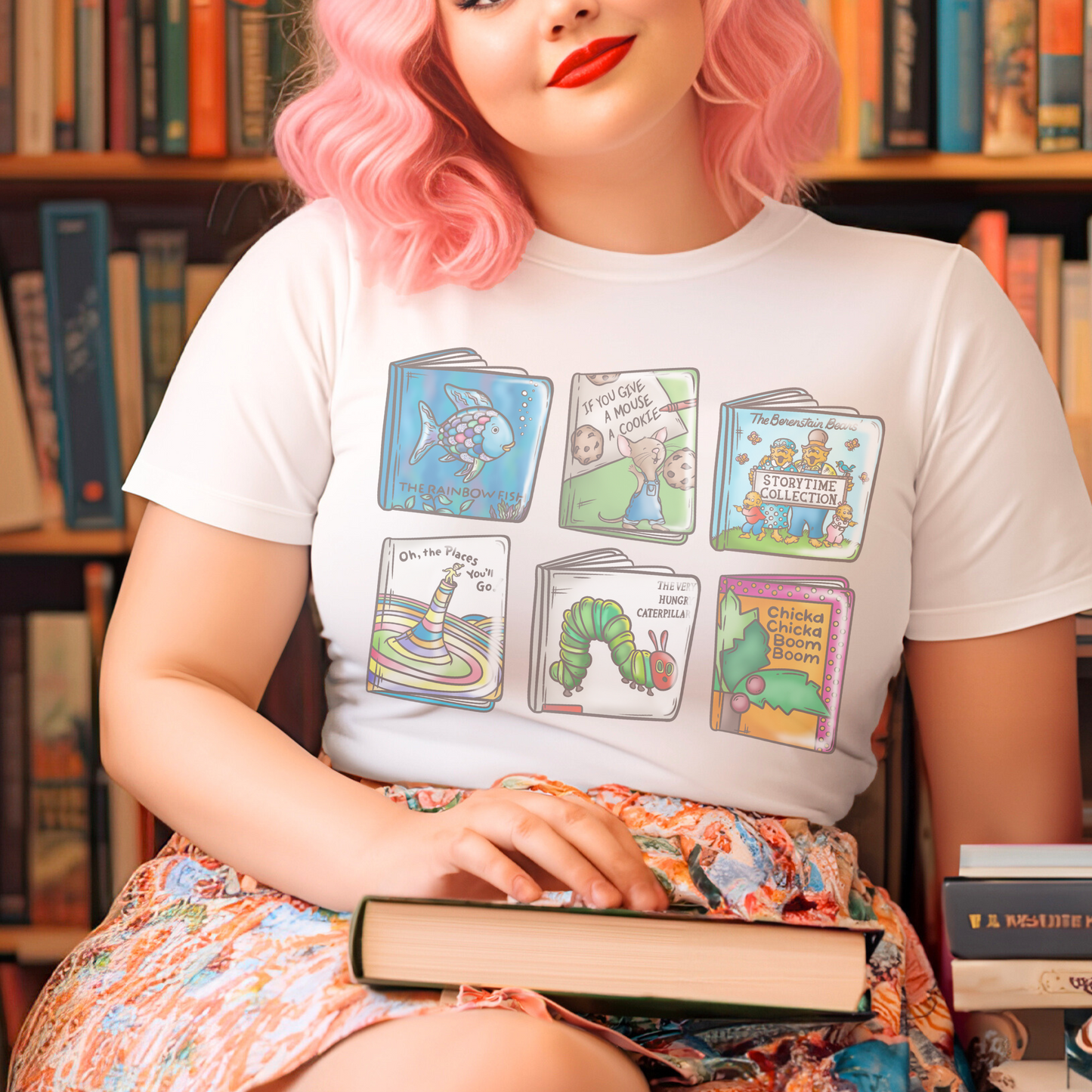 Children's Books Retro T Shirt