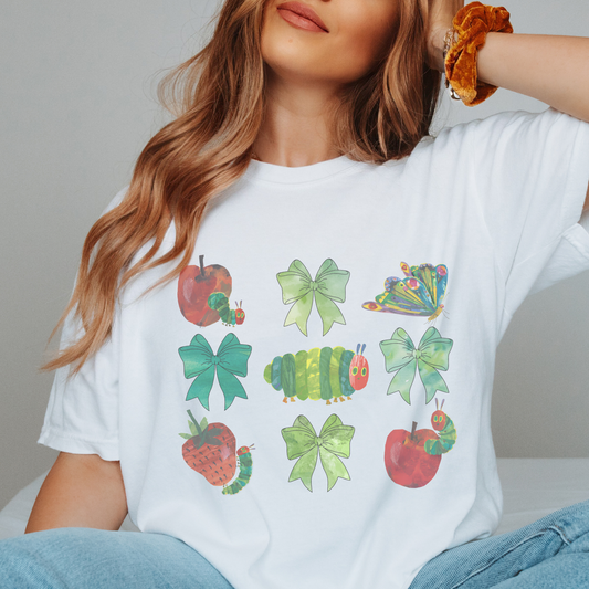Caterpillar Retro Sweatshirt or T Shirt