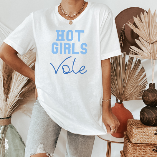 Hot Girls Vote Retro Sweatshirt or T Shirt