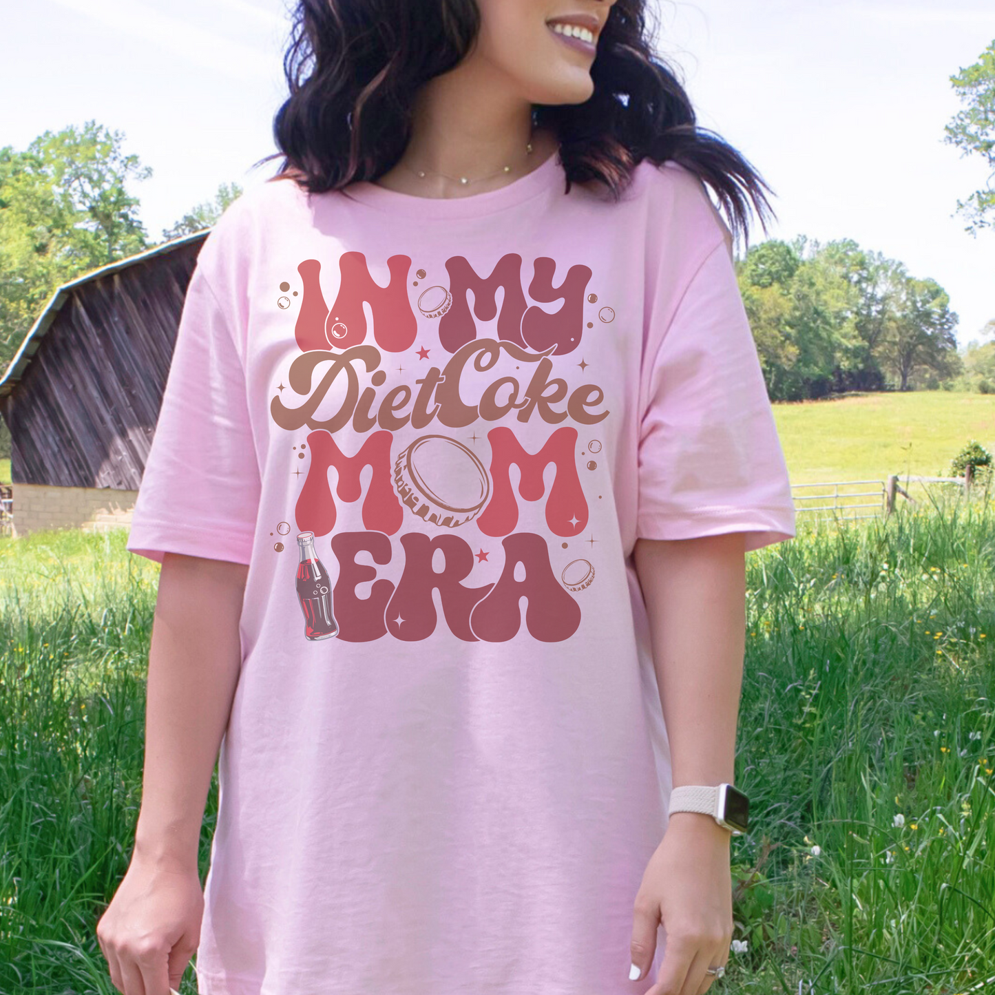 Diet Soda Mom Retro Sweatshirt or T Shirt