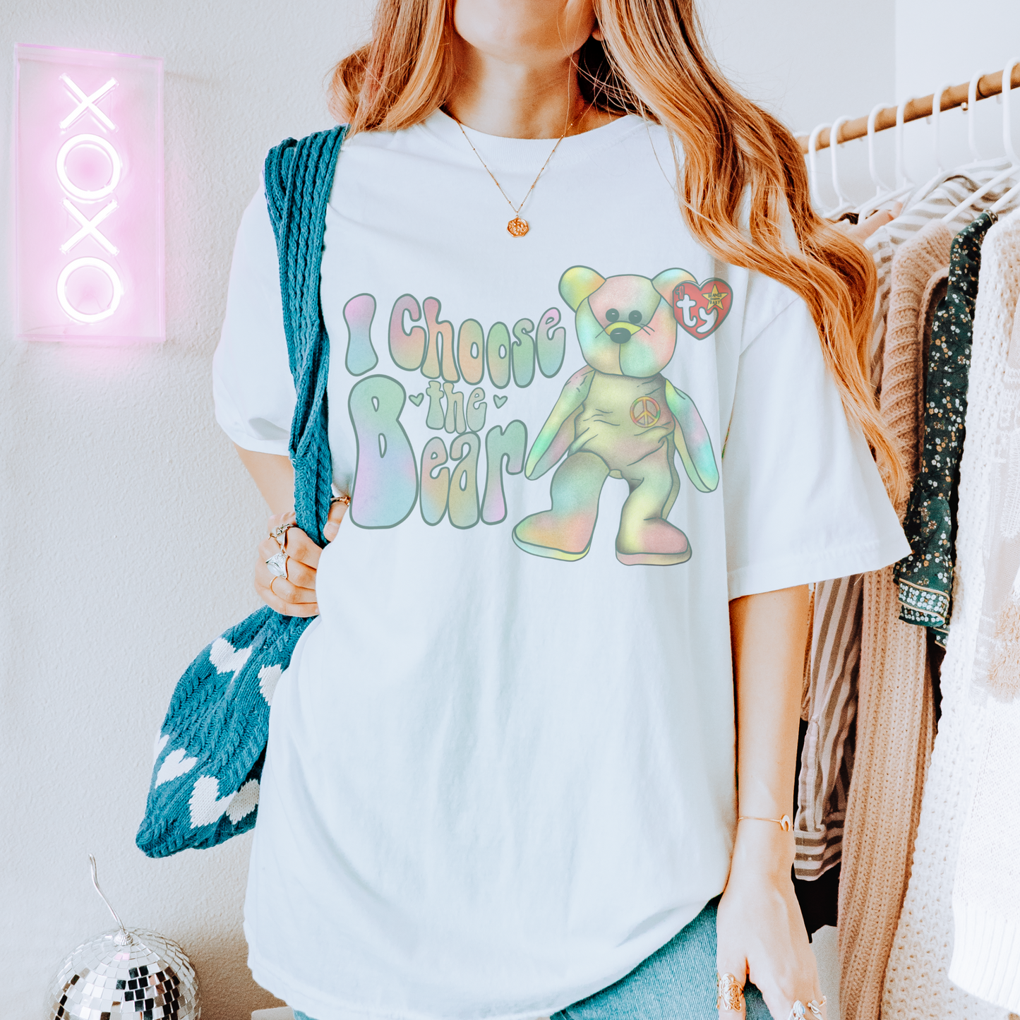 I Choose The Bear Retro T Shirt