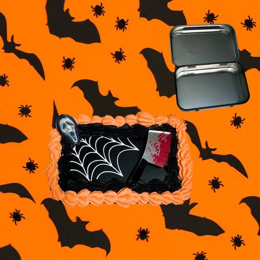 Murder Horror Fake Cake Tin Container Box