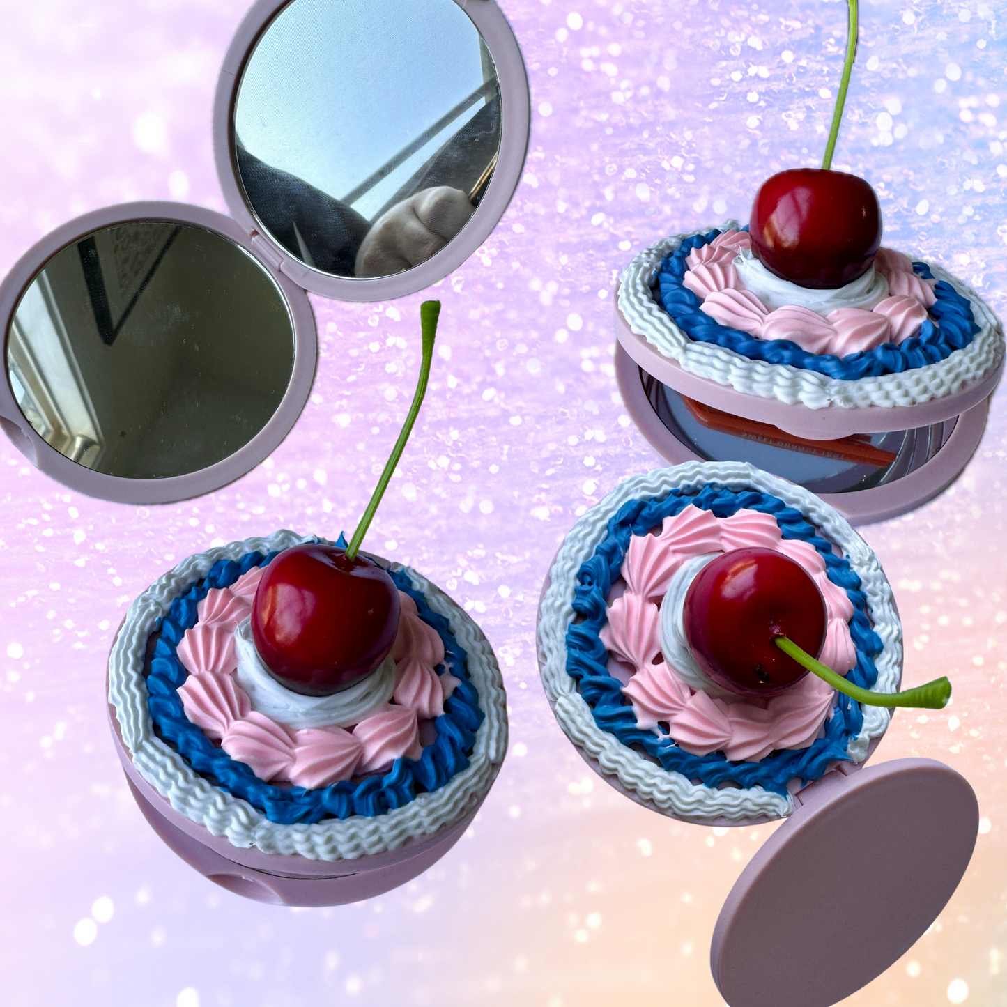 Fake Cake Compact Mirror