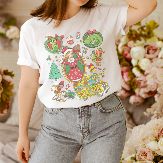 Groovy Teacher Christmas Retro T Shirt or Sweatshirt