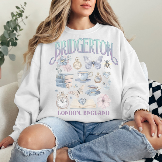 London Retro Sweatshirt or T Shirt