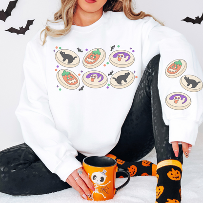 Halloween Cookie Retro Sweatshirt or T Shirt