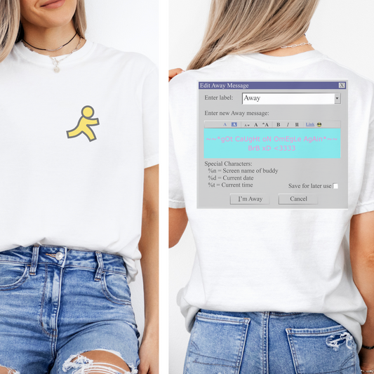 Throwback Messenger Customizable Retro T Shirt or Sweatshirt
