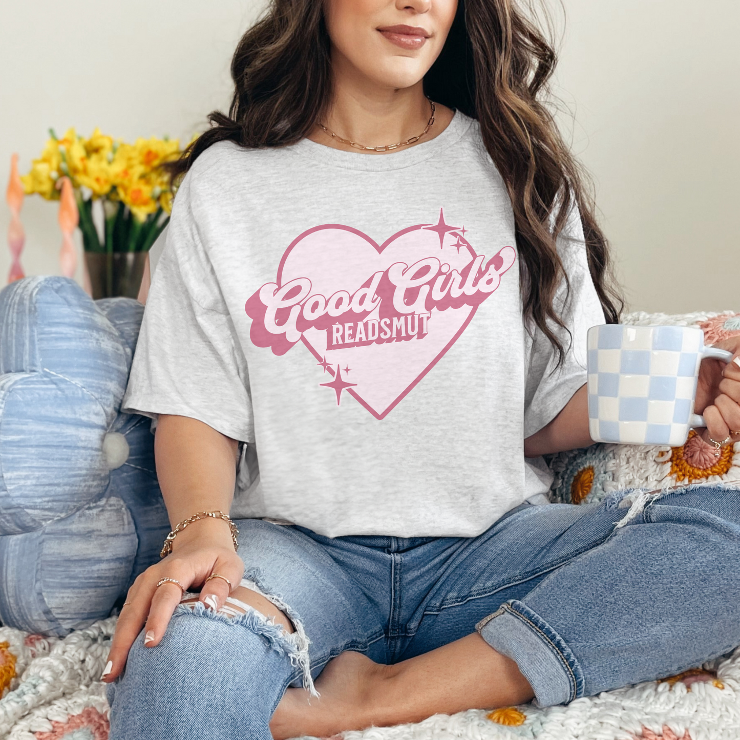 Good Girls Read Smut Retro Sweatshirt or T Shirt