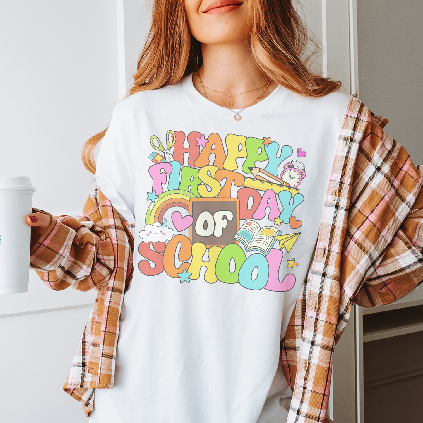 Happy First Day of School Retro T Shirt